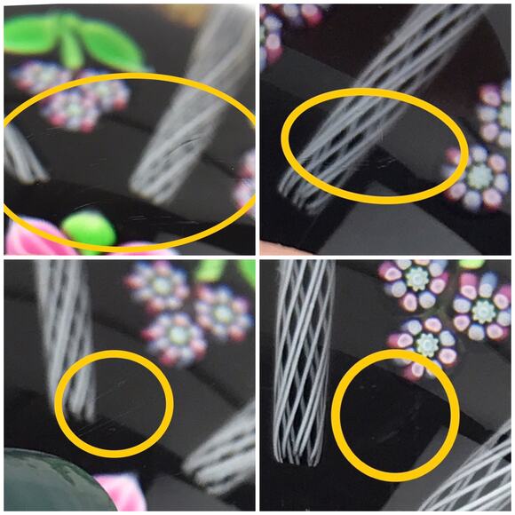 Perthshire Club First Annual Collectors 1998 PPCC Flower Latticinio Paperweight - Picture 10 of 14